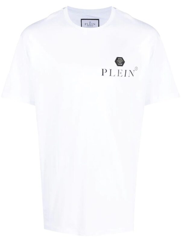 Philipp Plein  logo-plaque cotton T-shirt
