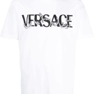 Versace logo-print short-sleeved T-shirt