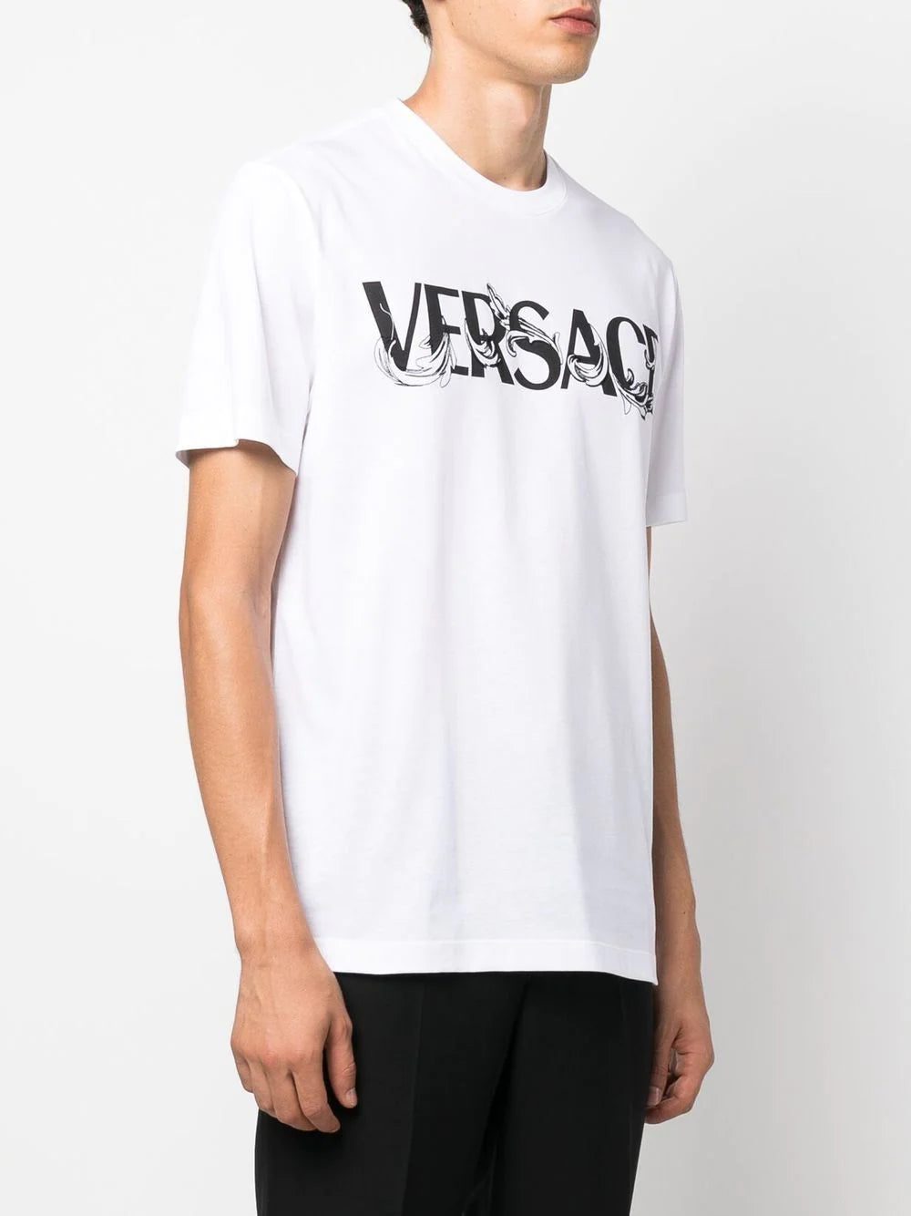 Versace logo-print short-sleeved T-shirt - Image 3