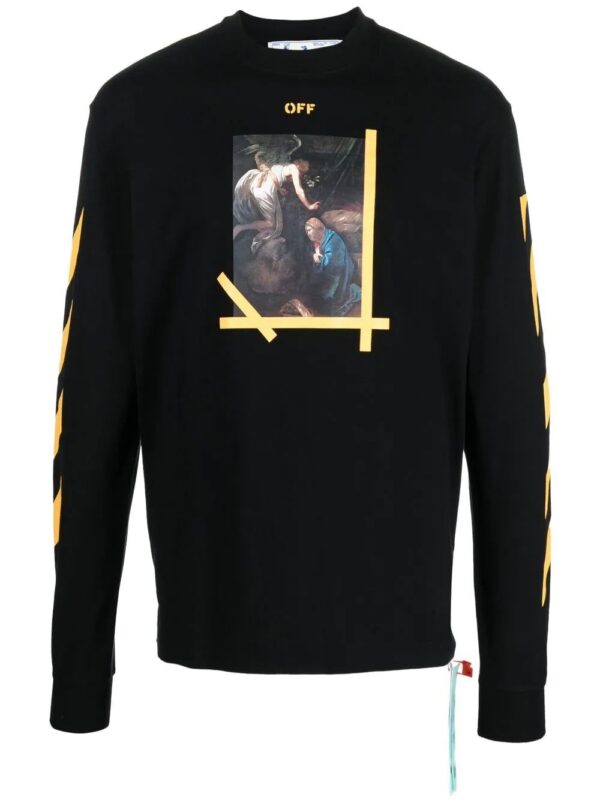 Off-White  Caravaggio painting cotton T-shirt
