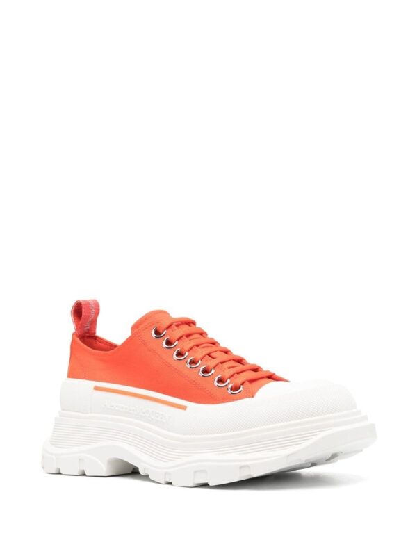 Alexander McQueen Tread-Slick Lace-Up canvas sneakers - Image 2