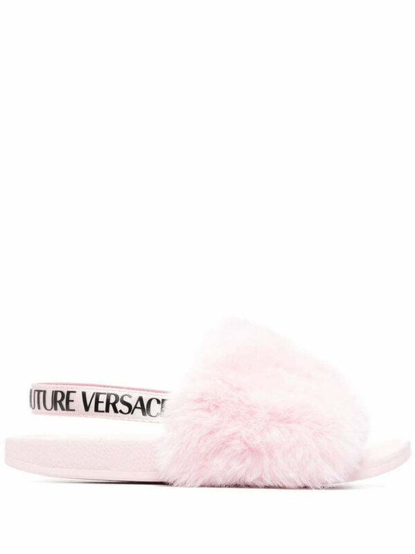 Versace Jeans Couture  fluffy logo sliders