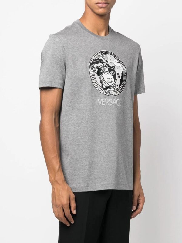 Versace Medusa embroidered T-shirt - Image 3