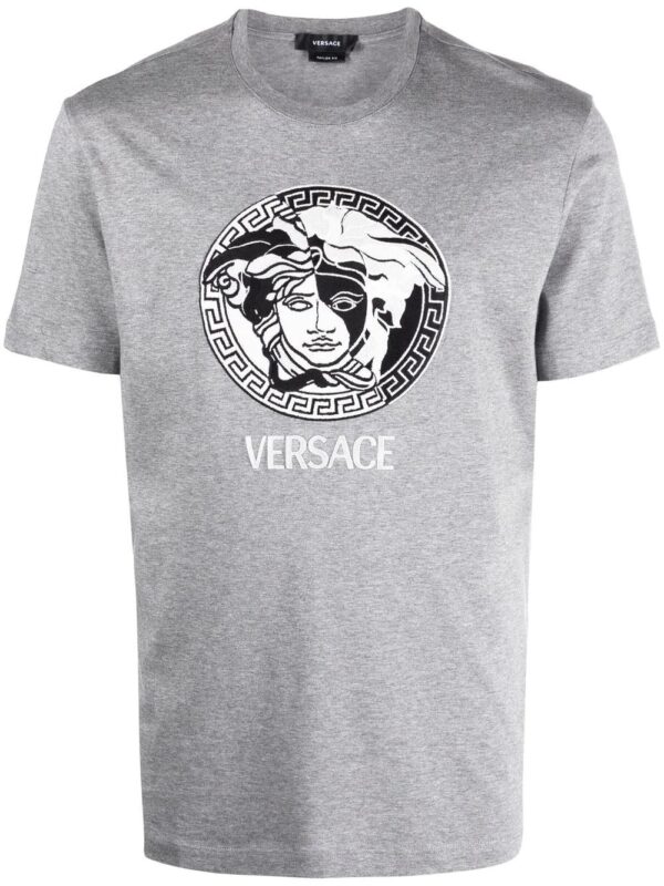 Versace Medusa embroidered T-shirt
