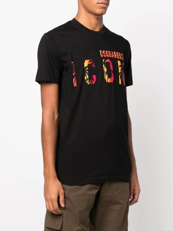 Dsquared2  Icon tropical logo-print T-shirt - Image 2