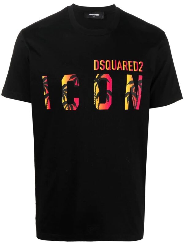 Dsquared2  Icon tropical logo-print T-shirt
