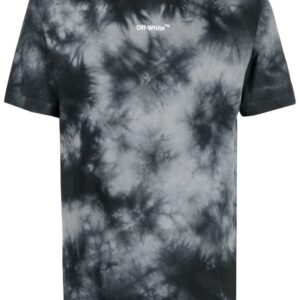 Off-white tie-dye print T-shirt