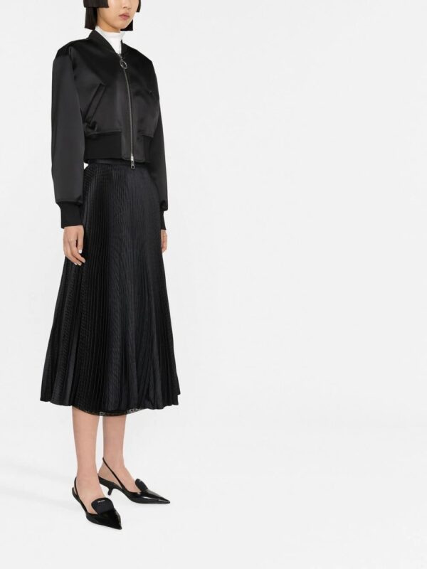 Prada  high-waisted pleated skirt - Image 4