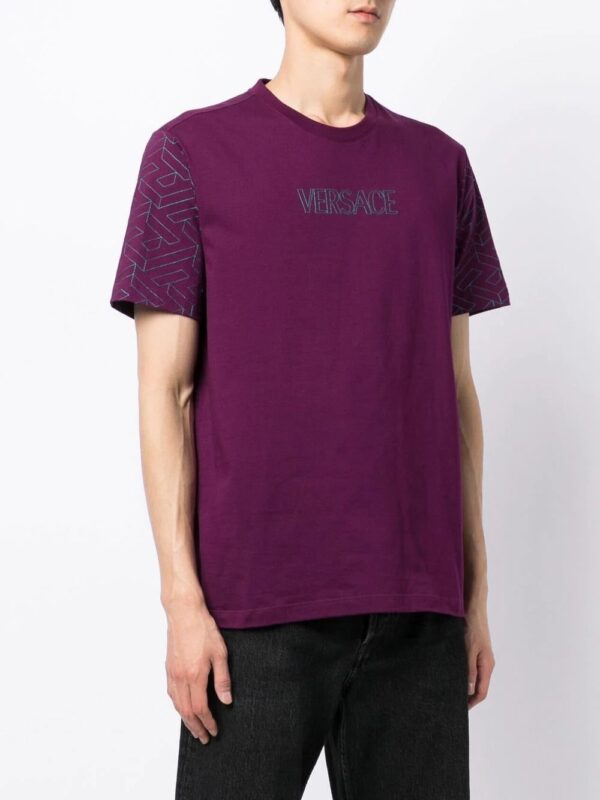 Versace  logo crew-neck T-shirt - Image 3