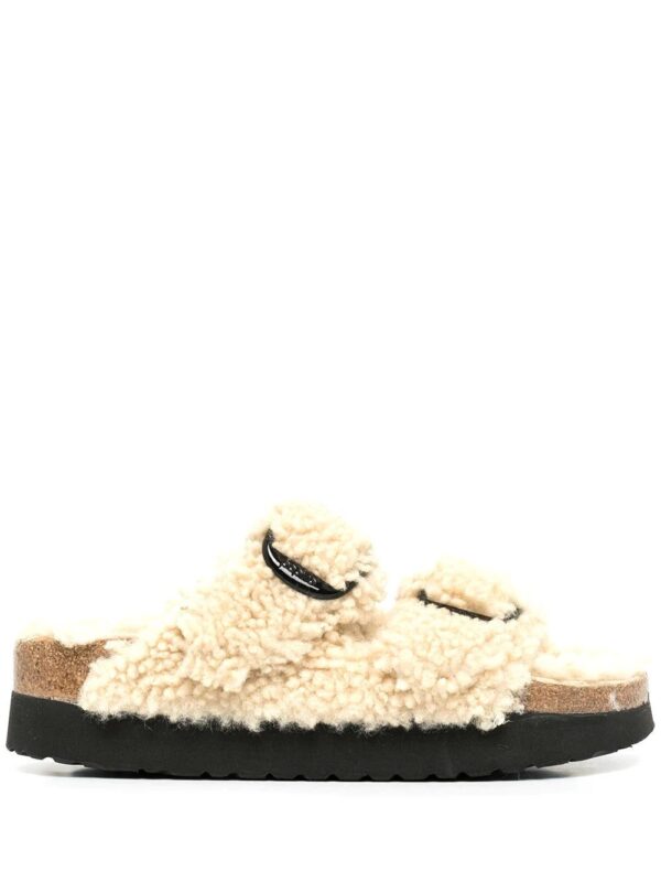 Birkenstock  Arizona Big Buckle shearling slides