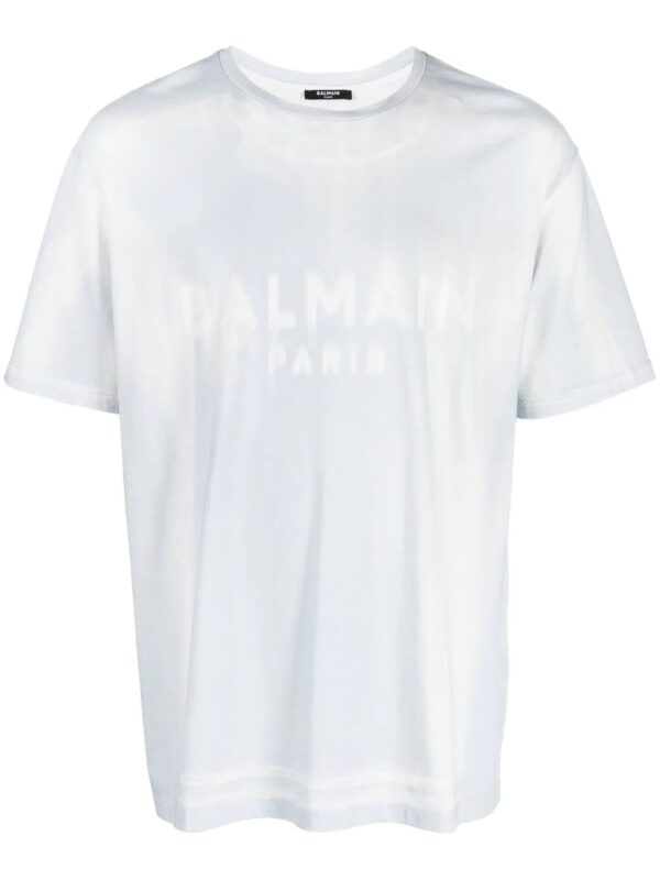 Balmain  logo-print cotton T-shirt