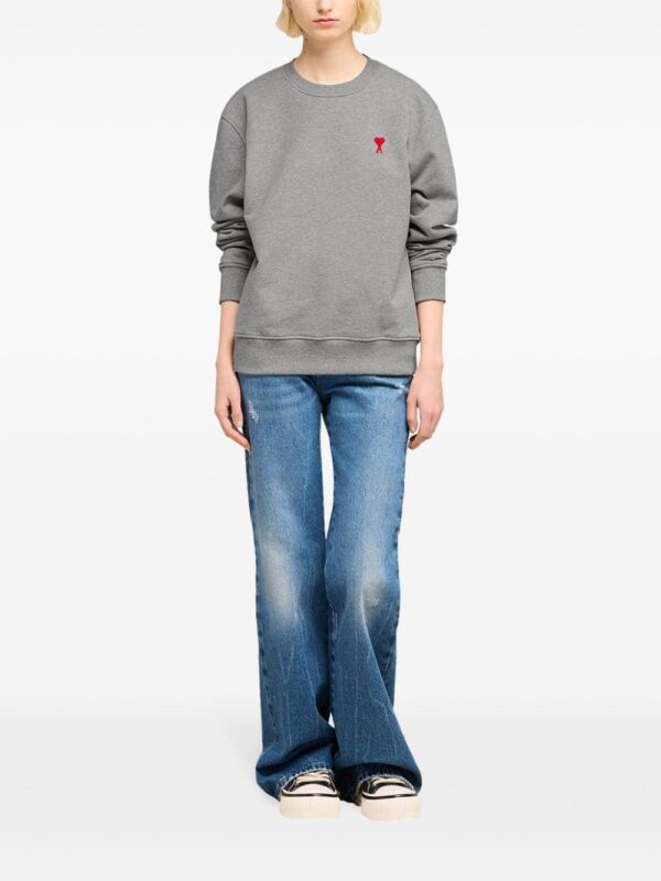 AMI Paris  Ami de Coeur cotton sweatshirt - Image 2