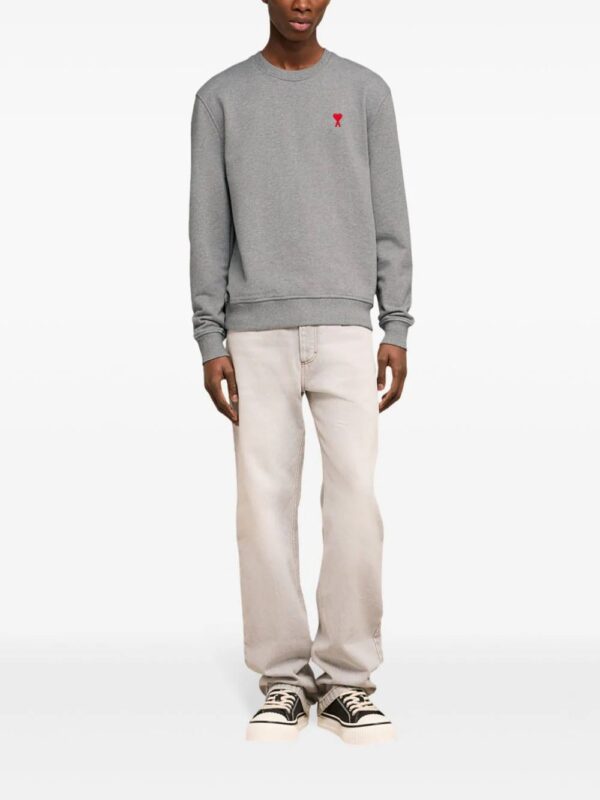 AMI Paris  Ami de Coeur cotton sweatshirt - Image 3