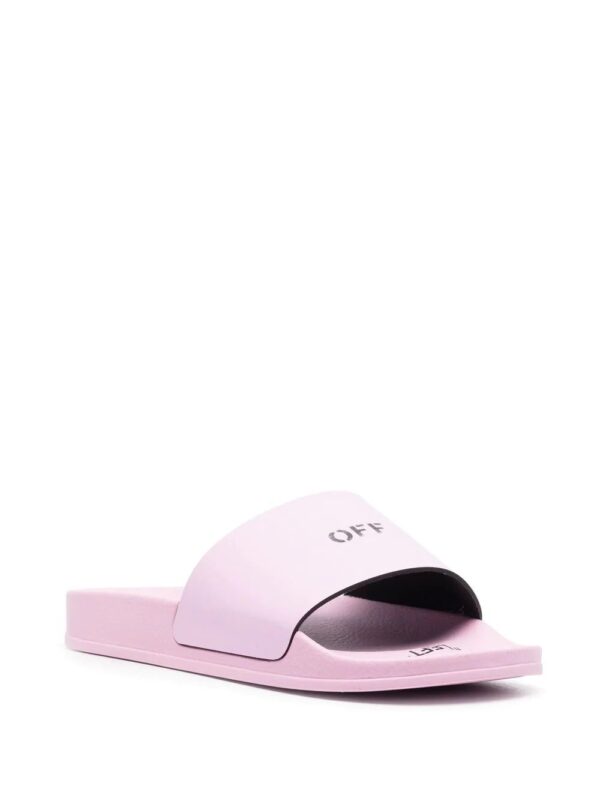 Off-White  OFF logo-stamp open-toe slides - Image 2