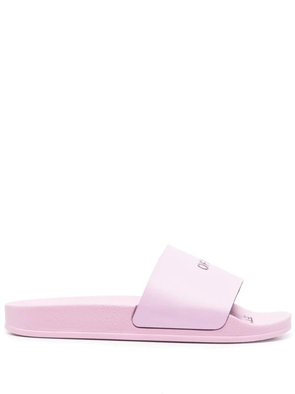 Off-White  OFF logo-stamp open-toe slides