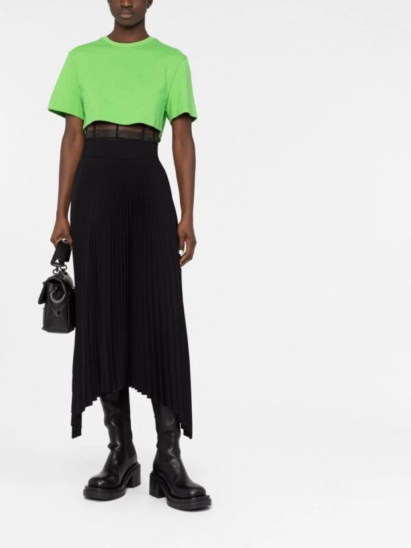 Alexander McQueen  Corset cropped T-shirt - Image 2
