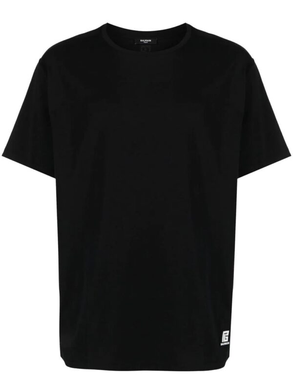 Balmain  logo-print cotton T-shirt