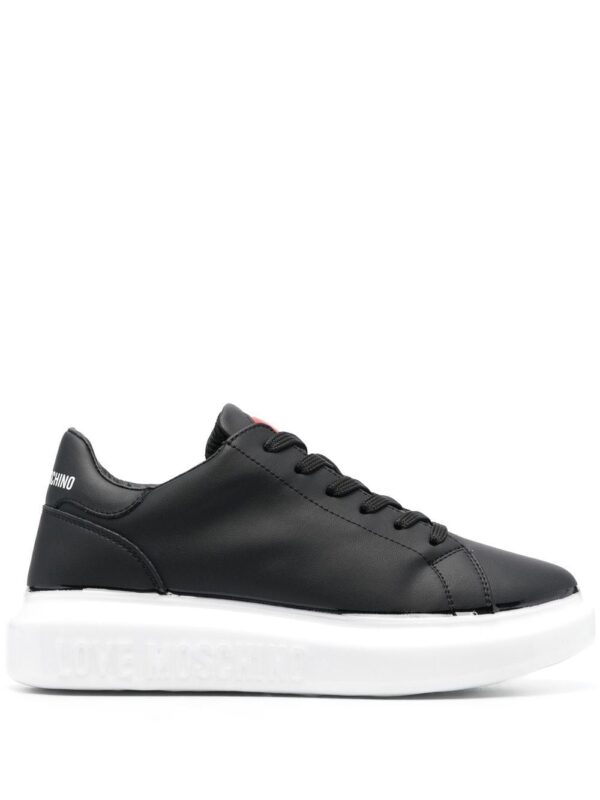 Love Moschino low-top lace-up sneakers