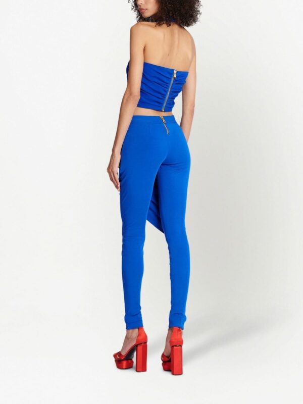 Balmain halterneck crossover-straps top - Image 3
