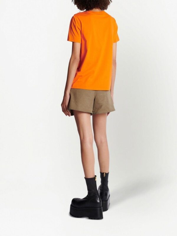Balmain logo-print organic-cotton T-shirt - Image 4