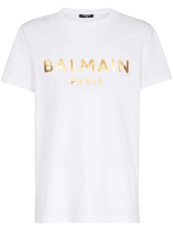 Balmain  logo-print short-sleeved T-shirt