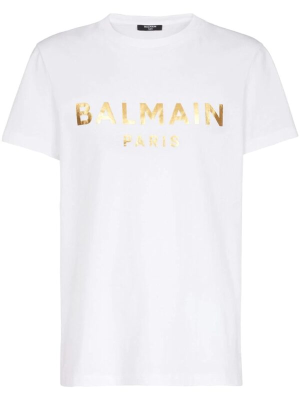 Balmain  logo-print short-sleeved T-shirt