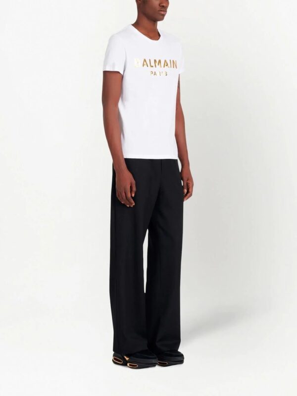 Balmain  logo-print short-sleeved T-shirt - Image 3