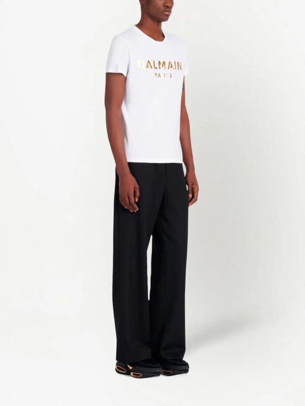 Balmain  logo-print short-sleeved T-shirt - Image 3
