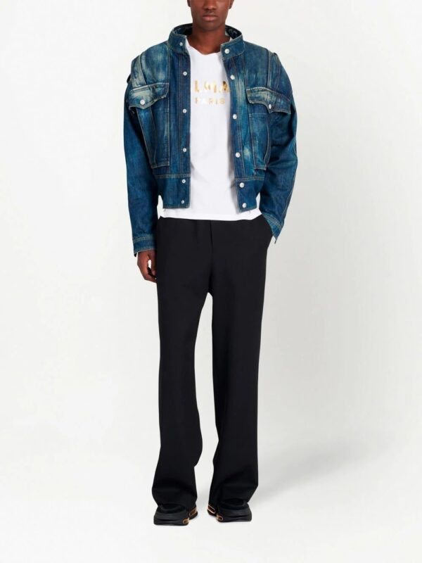 Balmain  logo-print short-sleeved T-shirt - Image 2