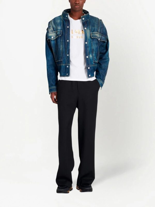 Balmain  logo-print short-sleeved T-shirt - Image 2