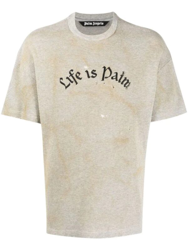 Palm Angels  Life is Palm distressed T-shirt