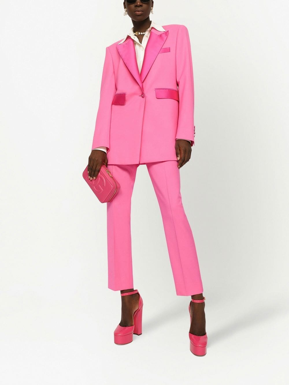 Dolce & Gabbana DG-logo jacquard silk shirt - Image 2