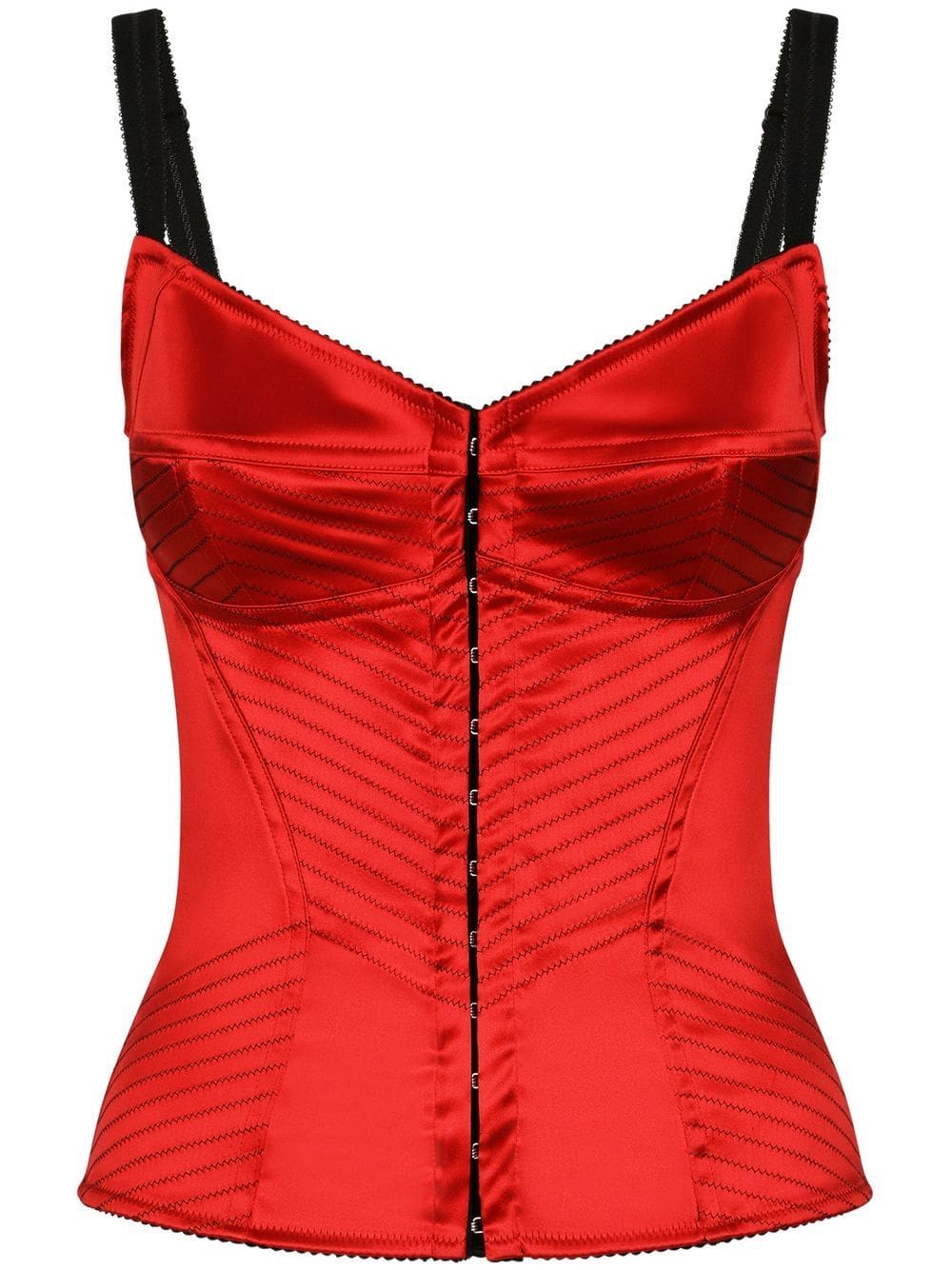 Dolce & Gabbana topstitched corset top