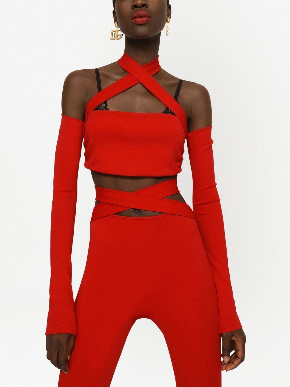 Dolce & Gabbana halterneck cut-out top - Image 5