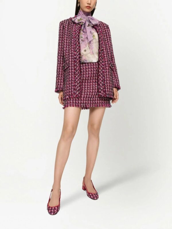 Dolce & Gabbana  tweed fitted miniskirt - Image 2