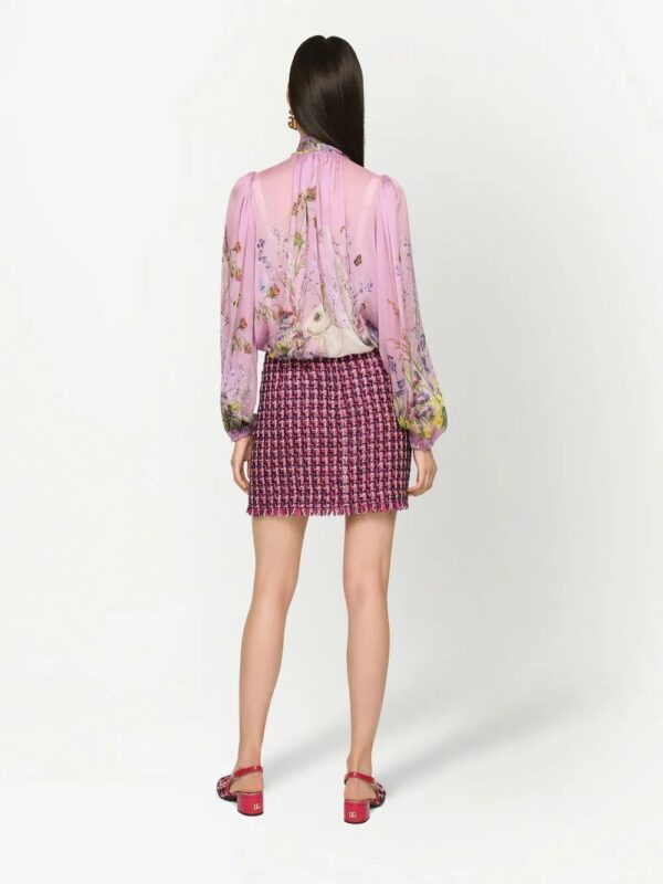 Dolce & Gabbana  tweed fitted miniskirt - Image 4
