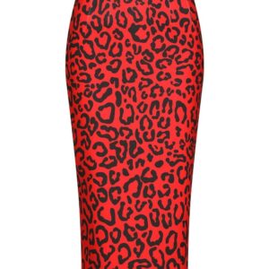 Dolce & Gabbana  leopard-print pencil skirt