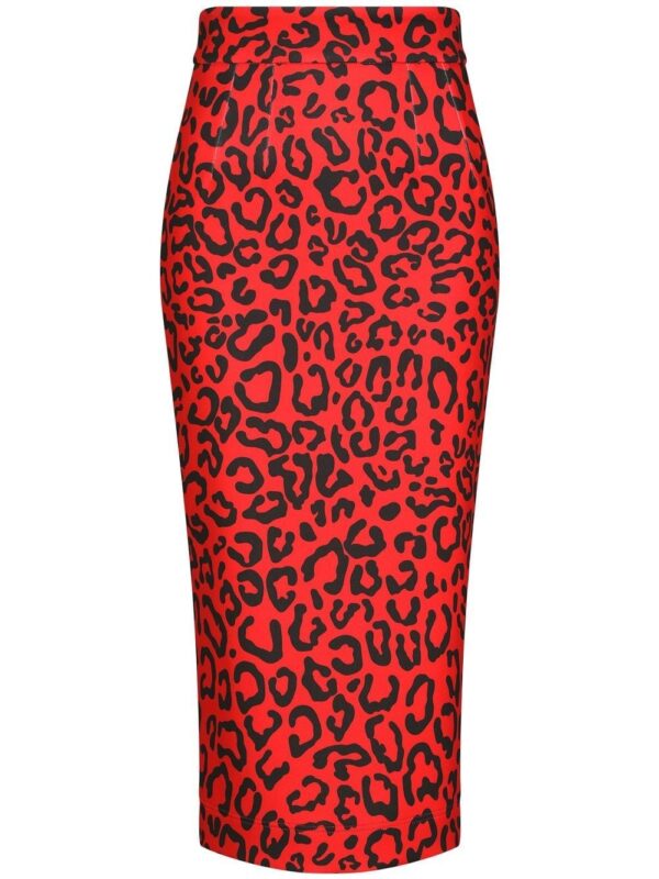 Dolce & Gabbana  leopard-print pencil skirt