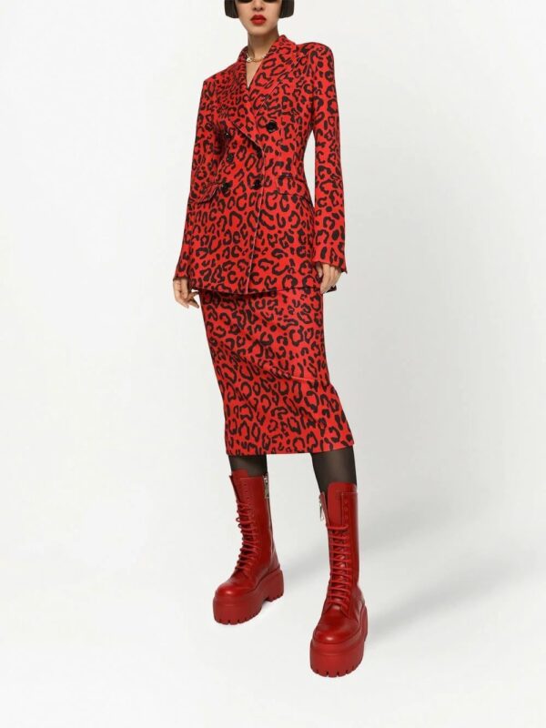Dolce & Gabbana  leopard-print pencil skirt - Image 2