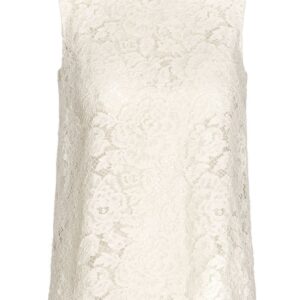 Dolce & Gabbana floral-lace sleeveless top