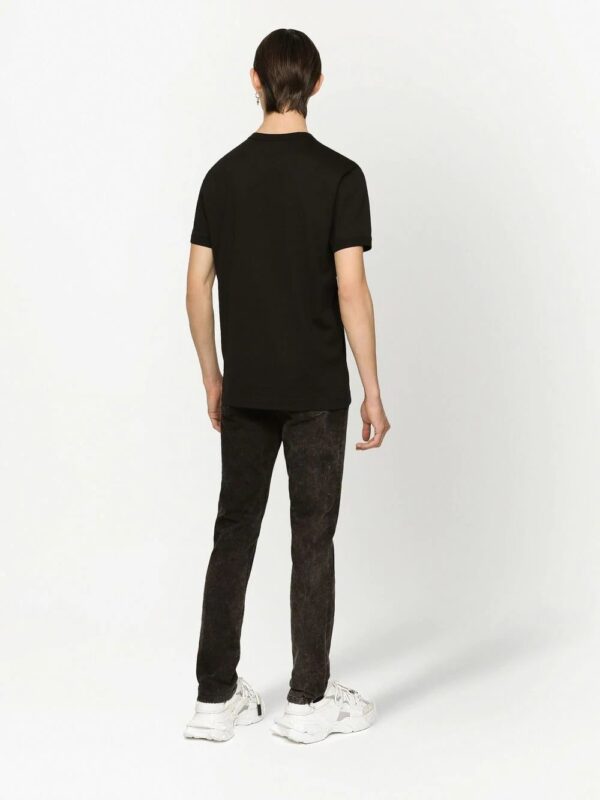 Dolce & Gabbana  logo-print neckline T-shirt - Image 4