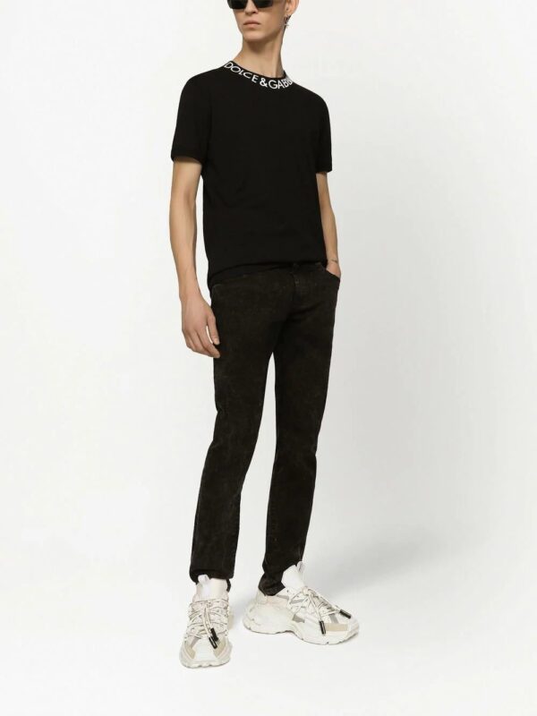 Dolce & Gabbana  logo-print neckline T-shirt - Image 2