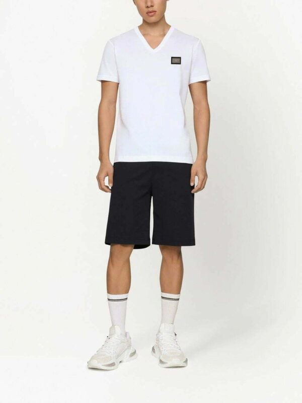 Dolce & Gabbana  DG Essentials V-neck T-shirt - Image 3