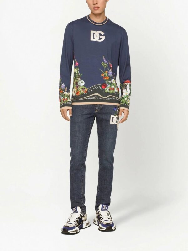 Dolce & Gabbana  graphic-print long-sleeve T-shirt - Image 3