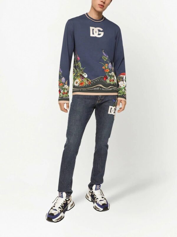 Dolce & Gabbana  graphic-print long-sleeve T-shirt - Image 2
