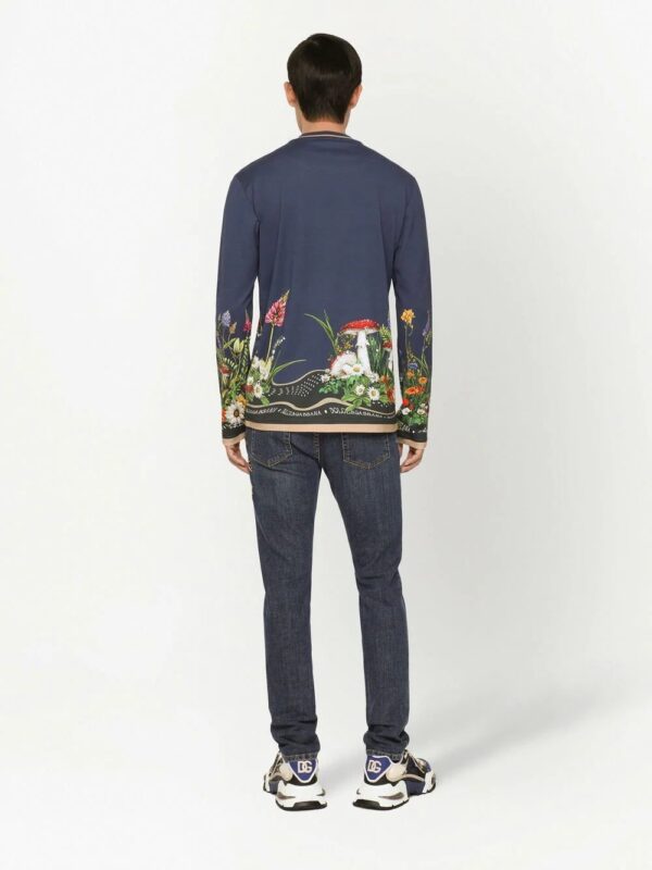 Dolce & Gabbana  graphic-print long-sleeve T-shirt - Image 4