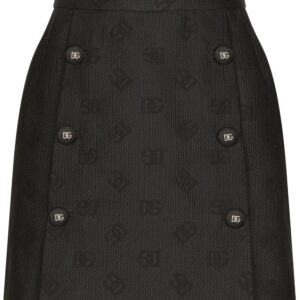 Dolce & Gabbana  logo jacquard mini skirt