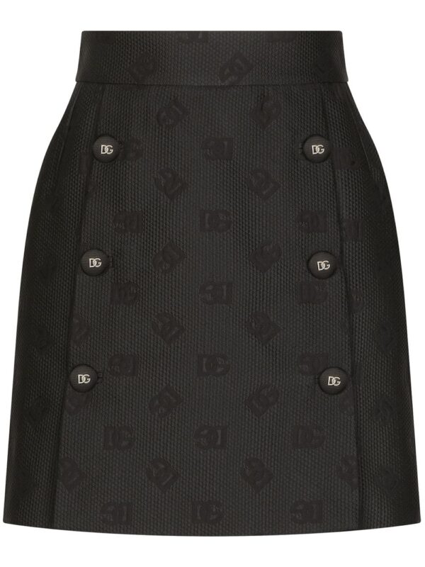 Dolce & Gabbana  logo jacquard mini skirt