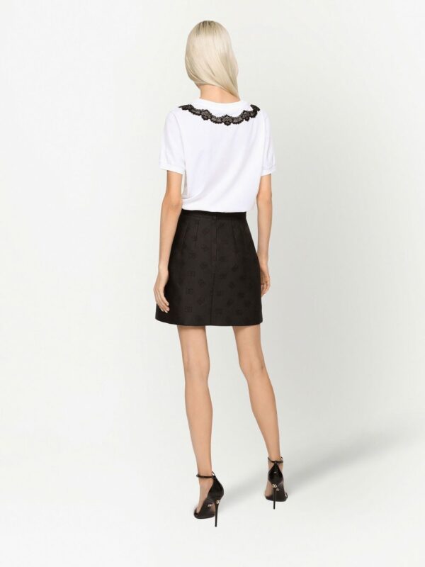 Dolce & Gabbana  DG-logo jacquard miniskirt - Image 3
