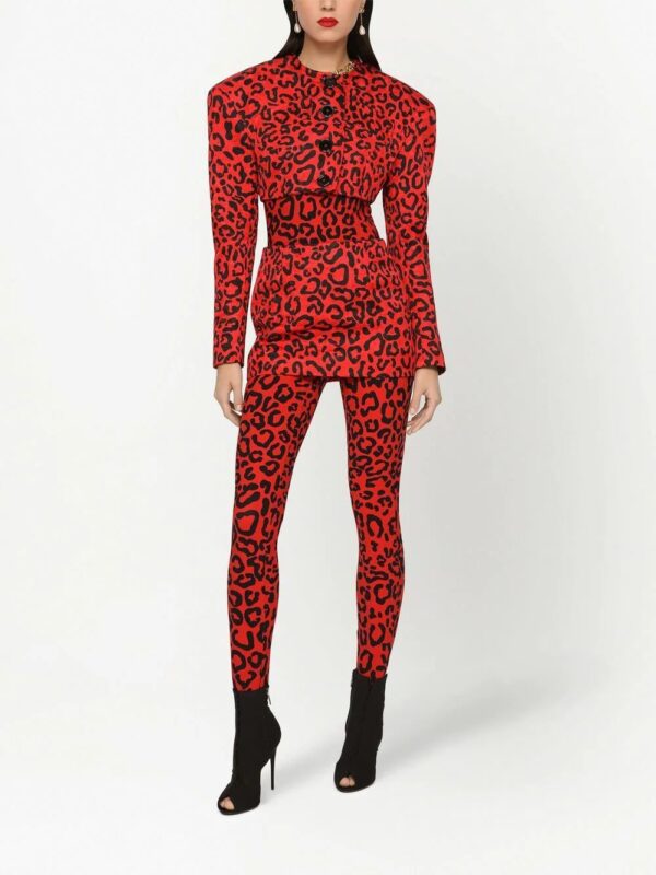Dolce & Gabbana  leopard-print mini skirt - Image 3